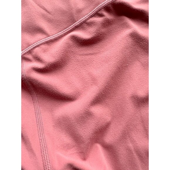 LULULEMON Unlimit 25" High Rise Brier Rose Pink Nulu Ankle Leggings, Size 8 - Picture 12 of 16